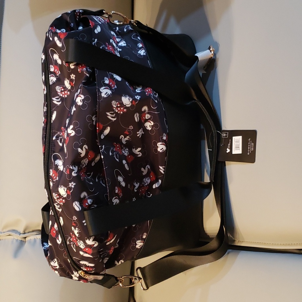 Disney Mickey and Minnie Mouse large weekend bag NWT